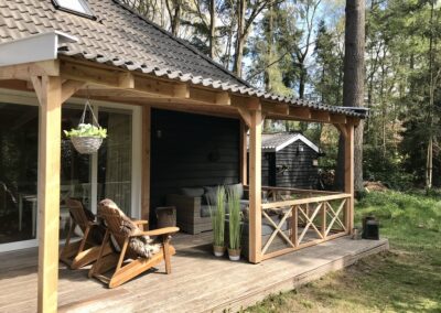 vakantiehuis Veluwe Emst veranda